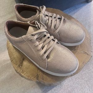 Rockport Works Shoes- Gold Leather